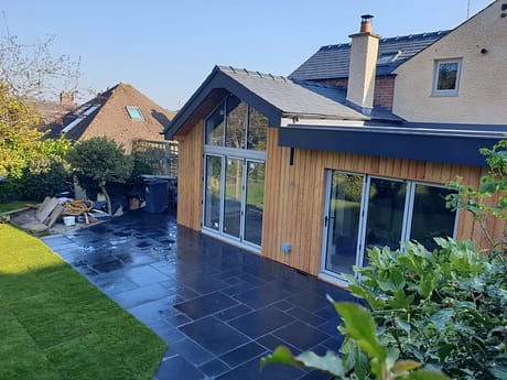 An image of some bifold doors near Brailsford
